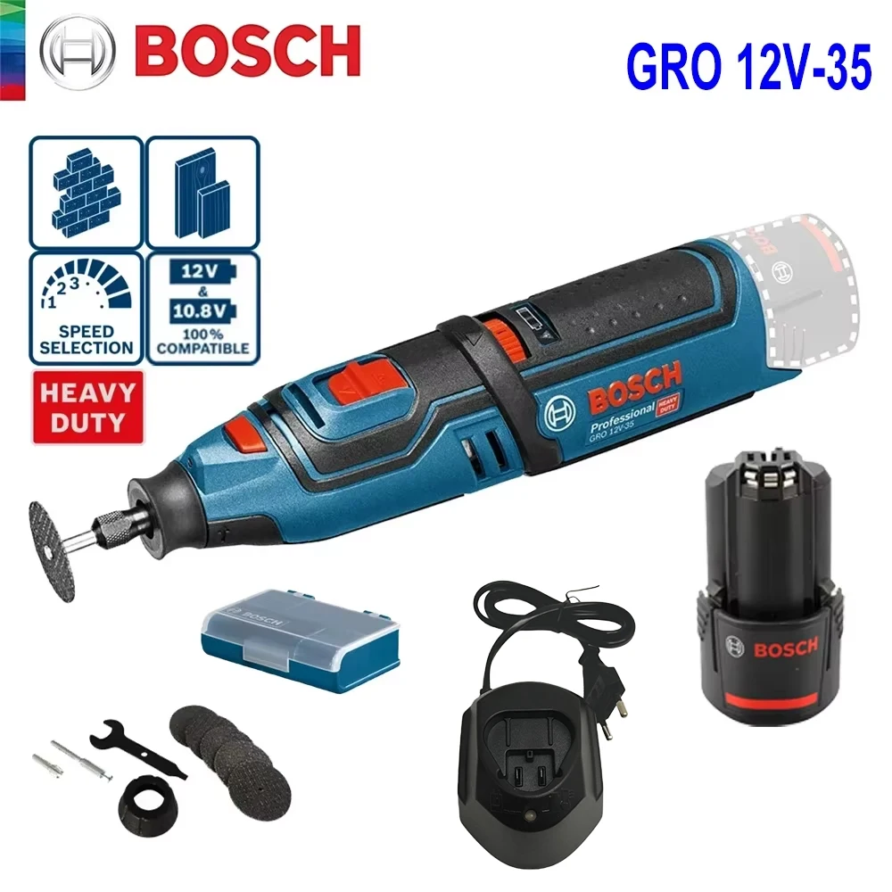 Power Drill Cordless - ボッシュ GRO 12V-35 コードレスグラインダー 12V 電動回転式多目的ツール