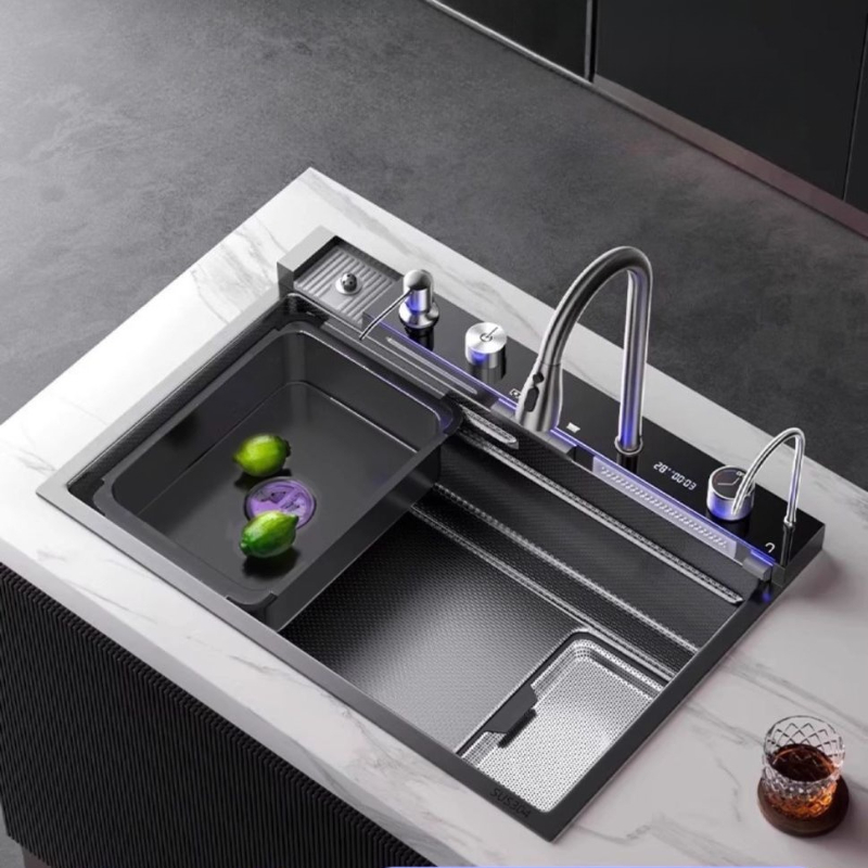 Home Improvement Kitchen Set - コンプリートセットキッチンシンクステンレス鋼厚化加工キッチンシンクコンポーネントホームインプルーブメントLavelli Da Cucina ZY40SC