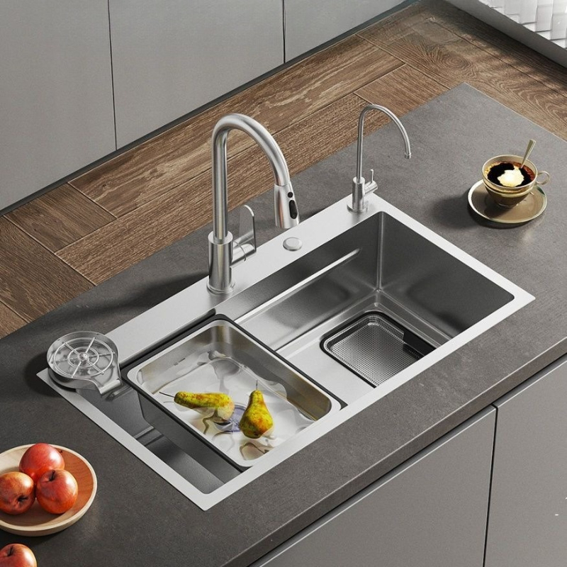 Home Improvement Kitchen Set - 極厚キッチンシンク ステンレス製高級キッチンシンク コンプリートセット 耐久性のあるホームインプルーブメント ラヴェッリ ダ