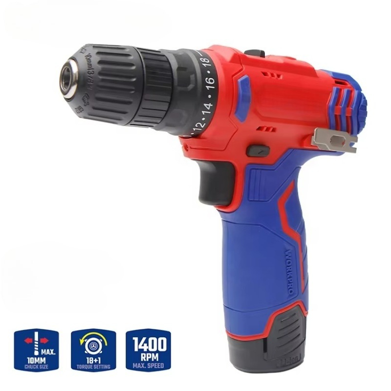 12V 10mmコードレスドリル コードレス電動工具 リチウ - Power Drill Cordless のレビューと価格