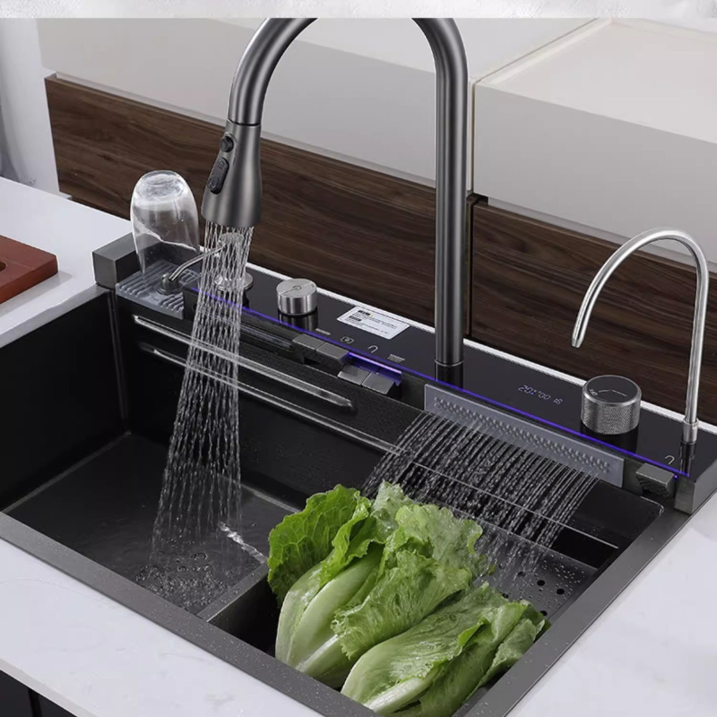 厚みのあるキッチンシンクステンレス鋼多機能キッチンシンクアク - Home Improvement Kitchen Set のレビューと価格