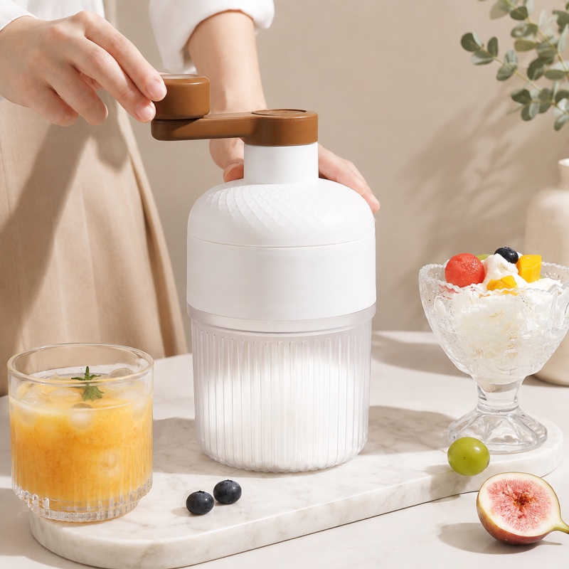 ポータブル手動アイスシェーバー、スノーコーンメーカー、手回し - Home Improvement Kitchen のレビューと価格