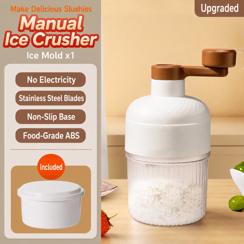 ポータブル手動アイスシェーバー、スノーコーンメーカー、手回し - Home Improvement Kitchen のレビューと価格