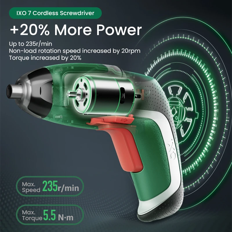 ボッシュ IXO 7 コードレスドライバー 3.6V USB - Power Drill Cordless のレビューと価格