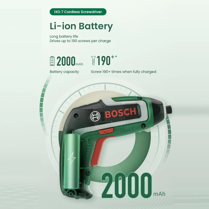ボッシュ IXO 7 コードレスドライバー 3.6V USB - Power Drill Cordless のレビューと価格