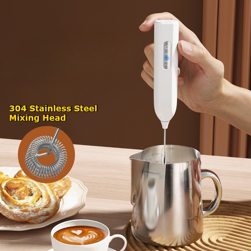 新型ハンドヘルド電動ミルクフォーマー、自動泡立て器、コーヒー - Home Improvement Kitchen のレビューと価格