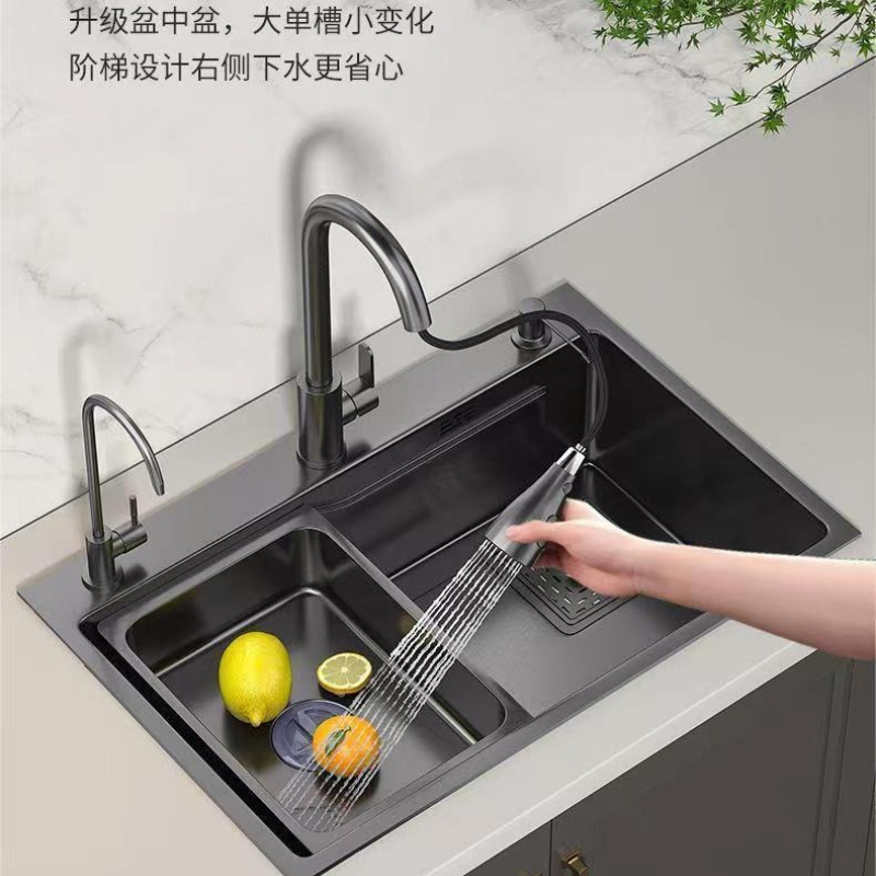 厚みのあるキッチンシンク ステンレス鋼 ナノ手作りキッチンシ - Home Improvement Kitchen Set のレビューと価格