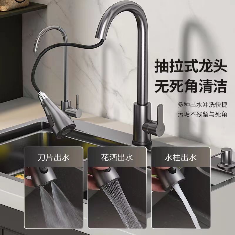 厚みのあるキッチンシンク ステンレス鋼 ナノ手作りキッチンシ - Home Improvement Kitchen Set のレビューと価格