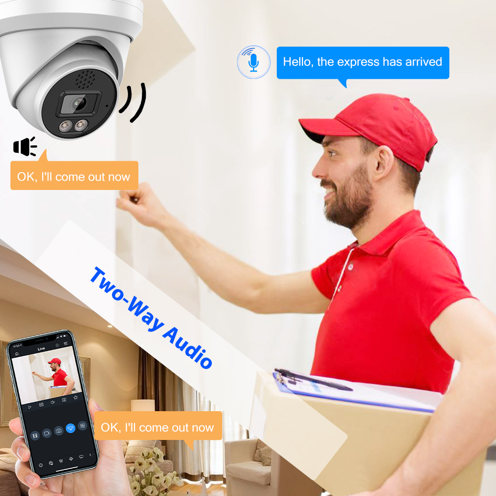 Vikylin 8MP IRナイトビジョンIPカメラ 人間・ - Home Improvement Network のレビューと価格