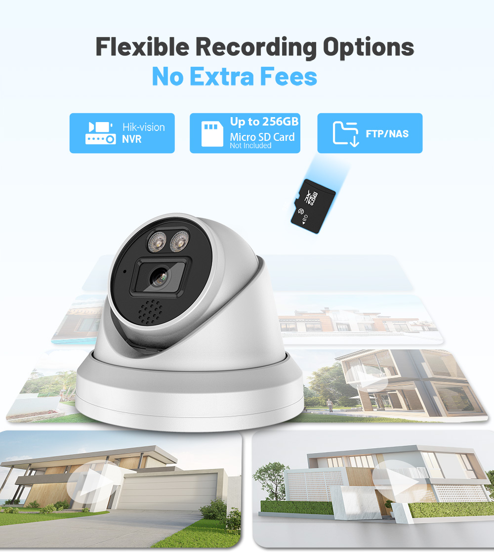 Vikylin 8MP IRナイトビジョンIPカメラ 人間・ - Home Improvement Network のレビューと価格