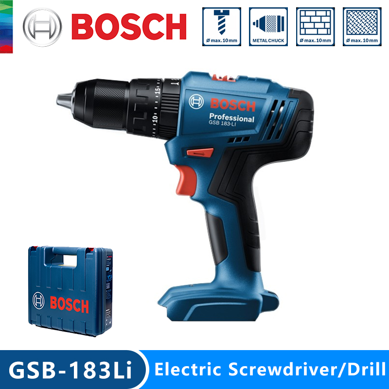 ボッシュ電動ドリル GSB183-LI ドライバー コードレ - Power Drill Cordless のレビューと価格