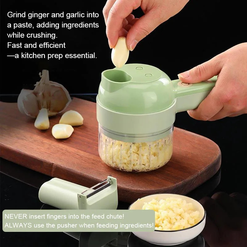 4 in 1 電動野菜カッター フードピーラー スライサー  - Home Improvement Kitchen のレビューと価格